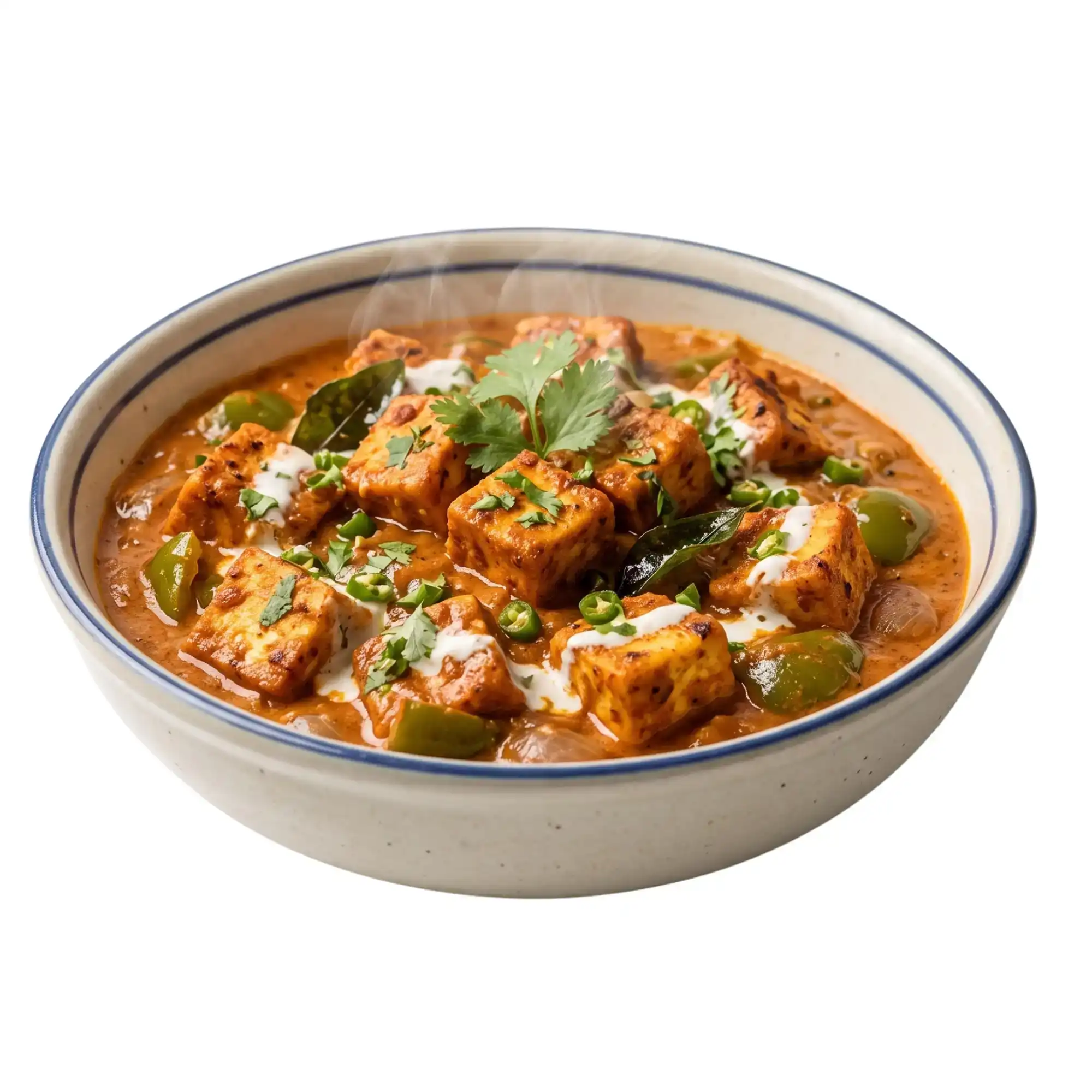 BOGO Panner Tikka Masala — Savor our perfectly golden, crispy samosas, brimming with a fragrant at Athidi Indian, Saugus
